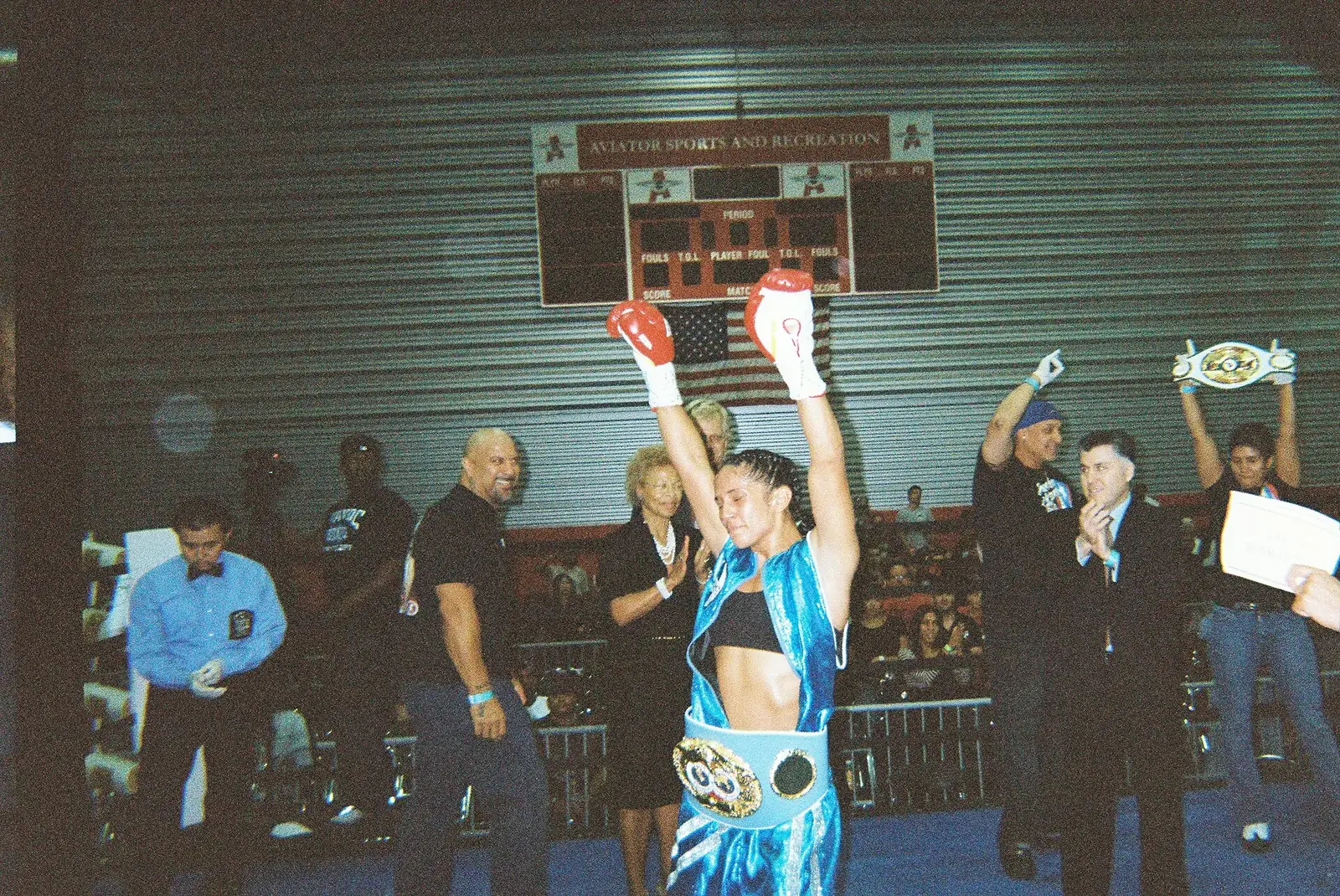 Η Amanda Serrano στο Aviator Arena.